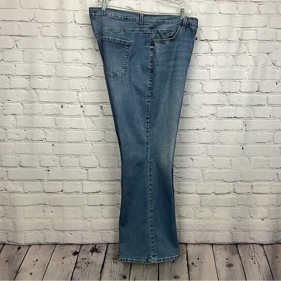 Gloria Vanderbilt Blue Jeans Womens Plus 20W Stretch Boot Cut Med Wash High Rise - Picture 3 of 11